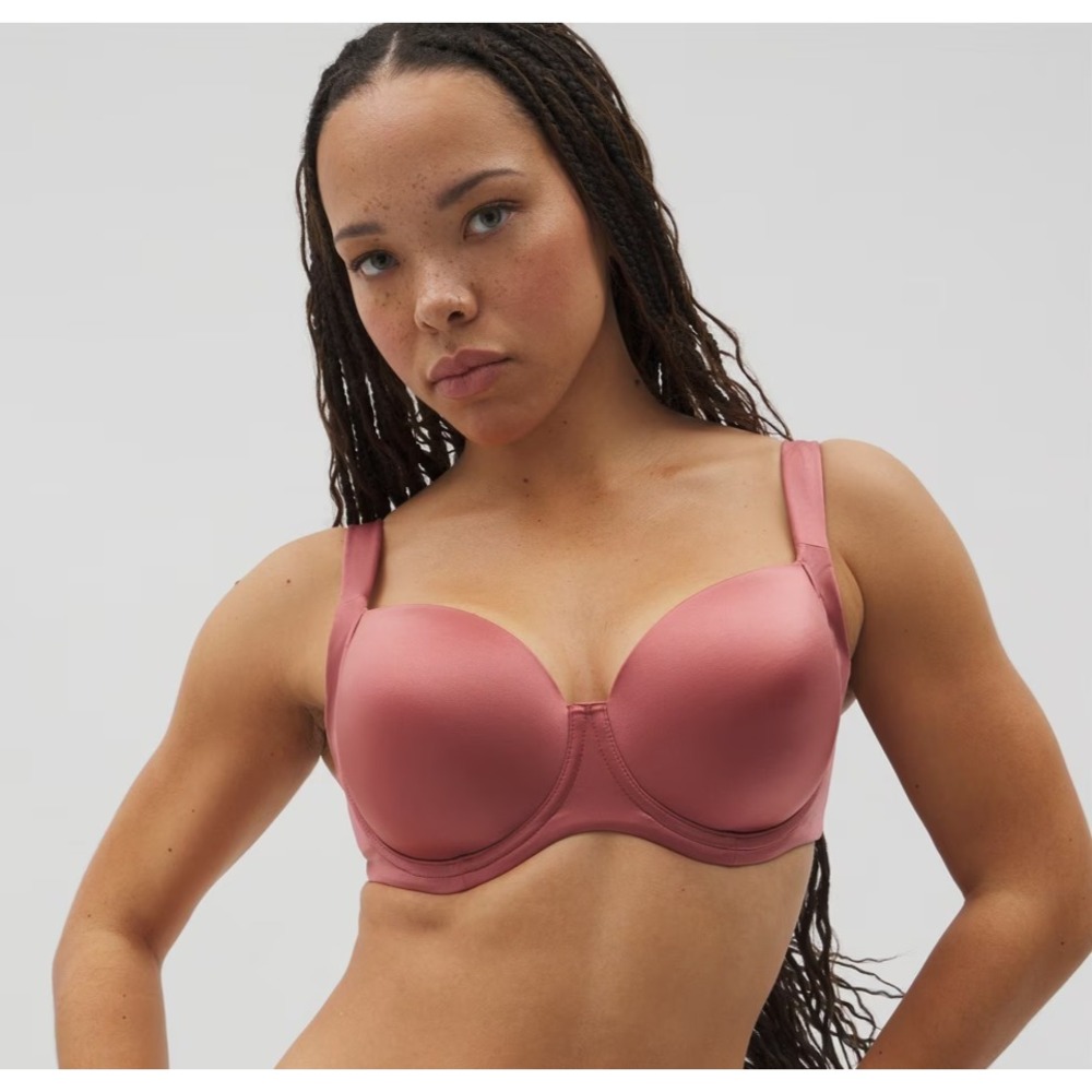 Soma Stunning Support Full Coverage Bra 40G Mauve Underwire T Shirt Comfort